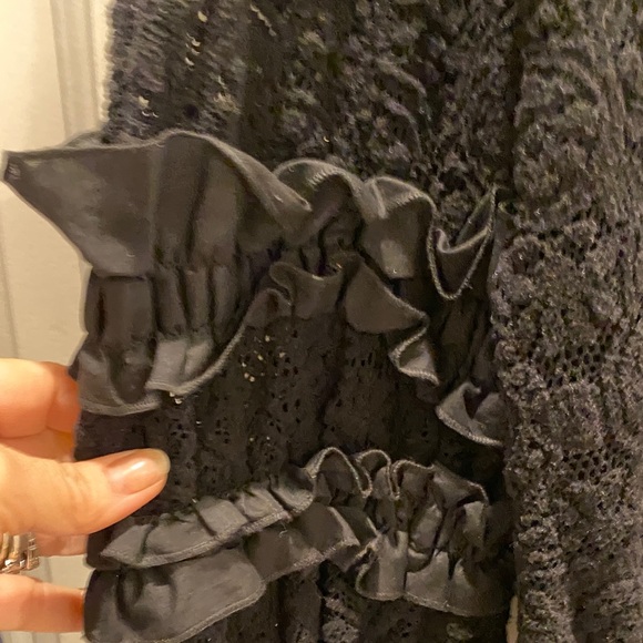 Anne Fontaine Black Lace Blouse - Picture 4 of 10